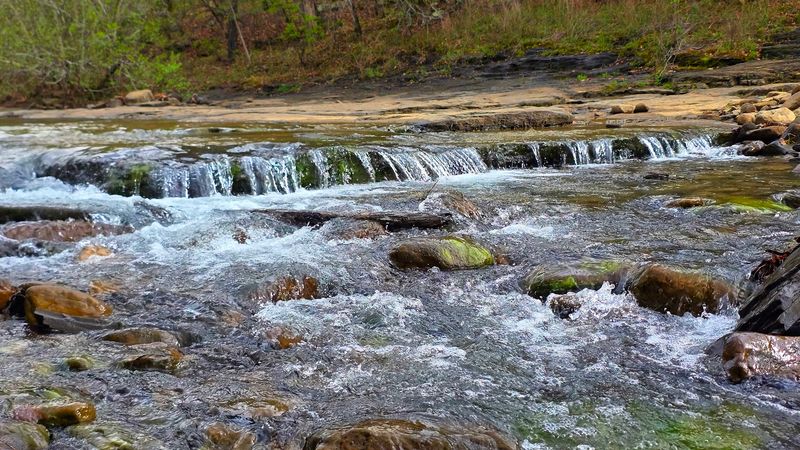 Where Clear Water Slips Over Stone