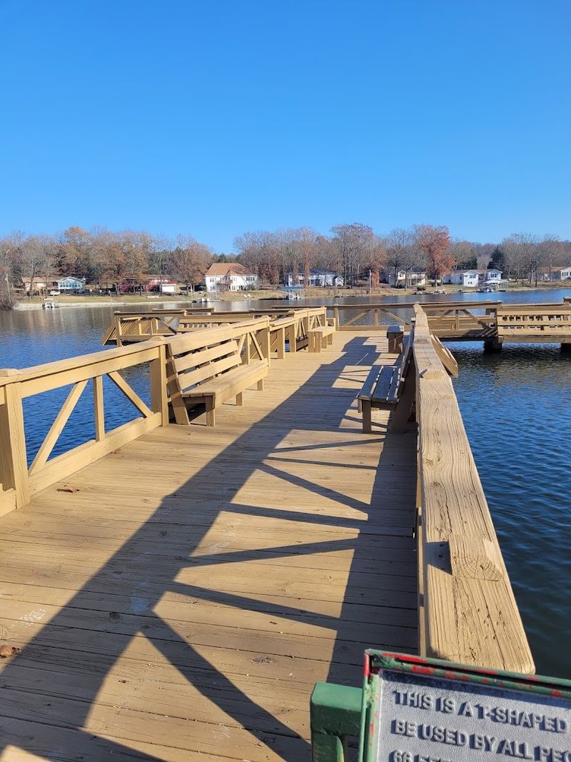 Where Fishing Docks Frame The Day