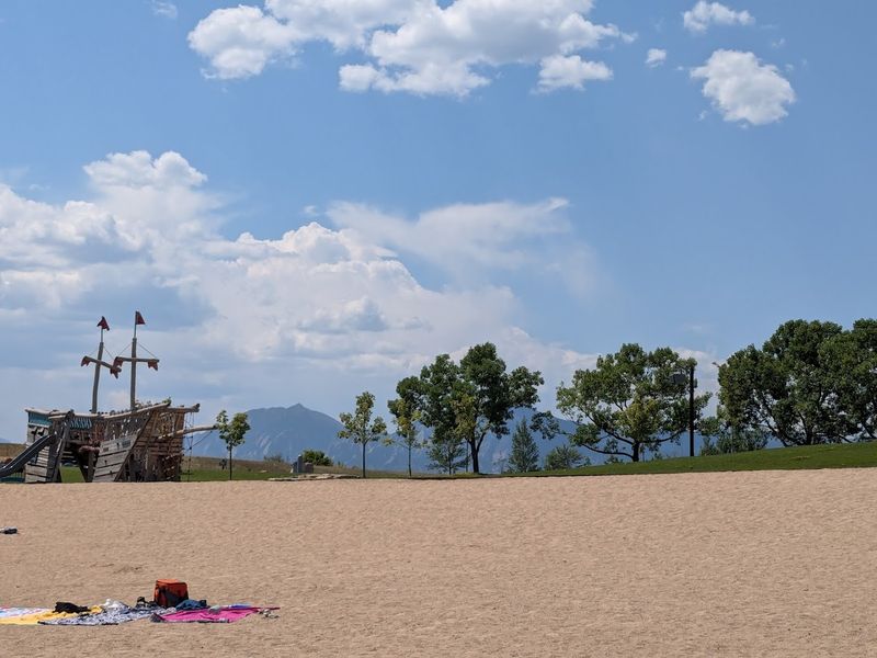 Where Mountain Backdrop Meets Sandy Shore