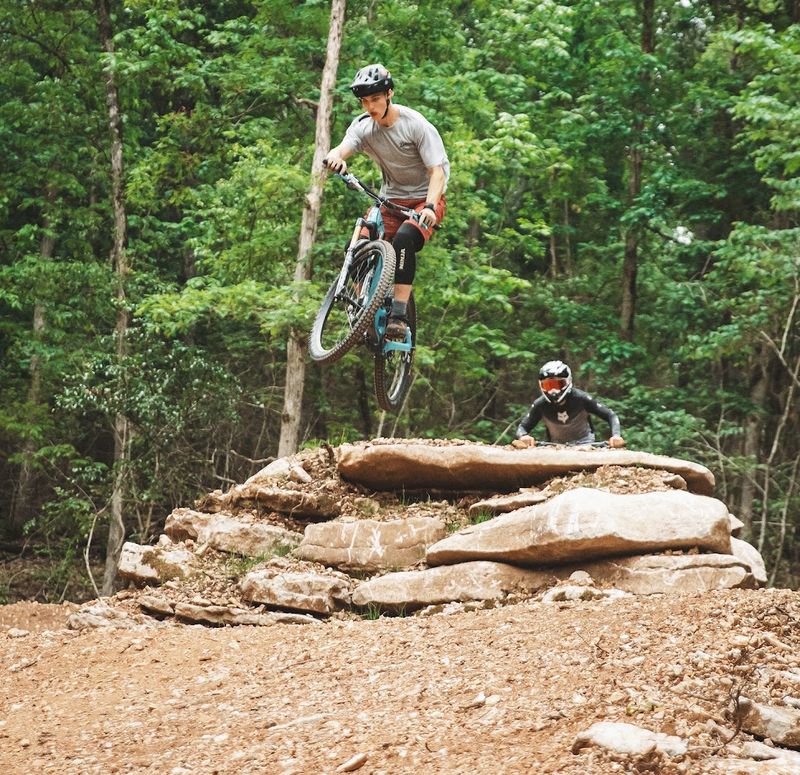 Where Riders Launch Into The Ozark Forest