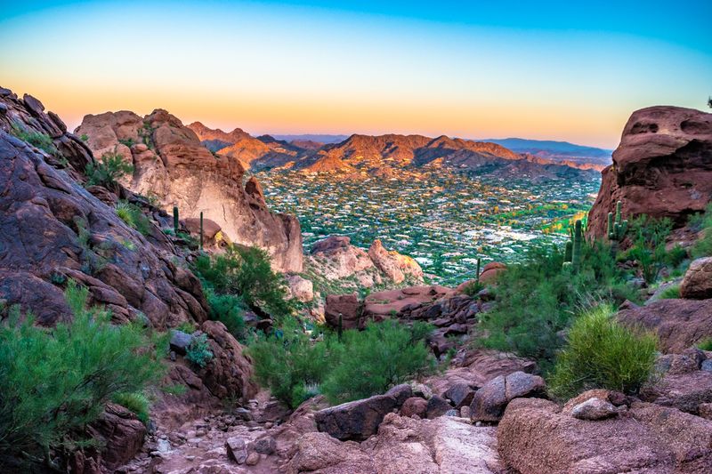Camelback Mountain Sunset Hike, Phoenix