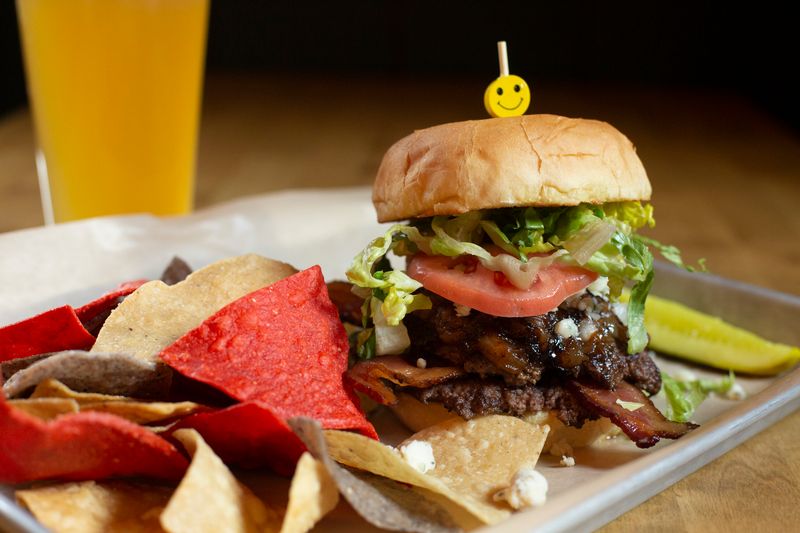 The Legendary Maple Bacon Burger