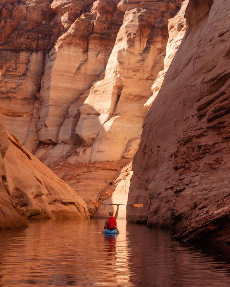 Kayaking And Boating On Lake Powell