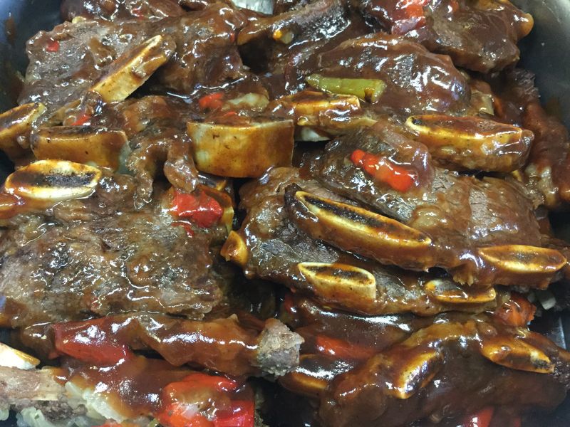 Beef Ribs with BBQ Sauce
