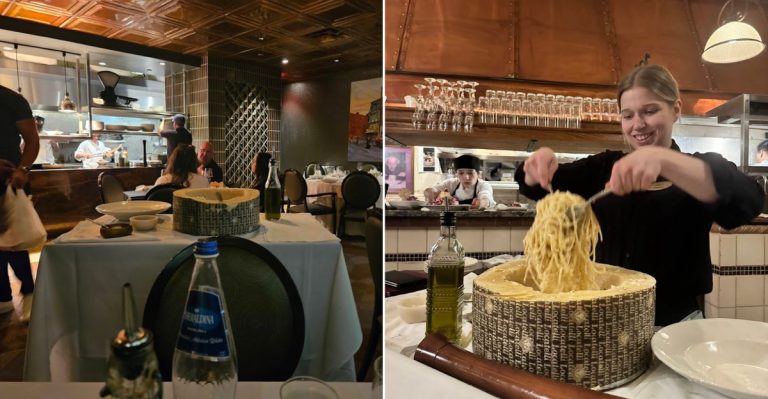 Why Everyone Is Talking About This Pittsburgh, Pennsylvania Italian Restaurant That Serves Pasta In A Giant Cheese Wheel