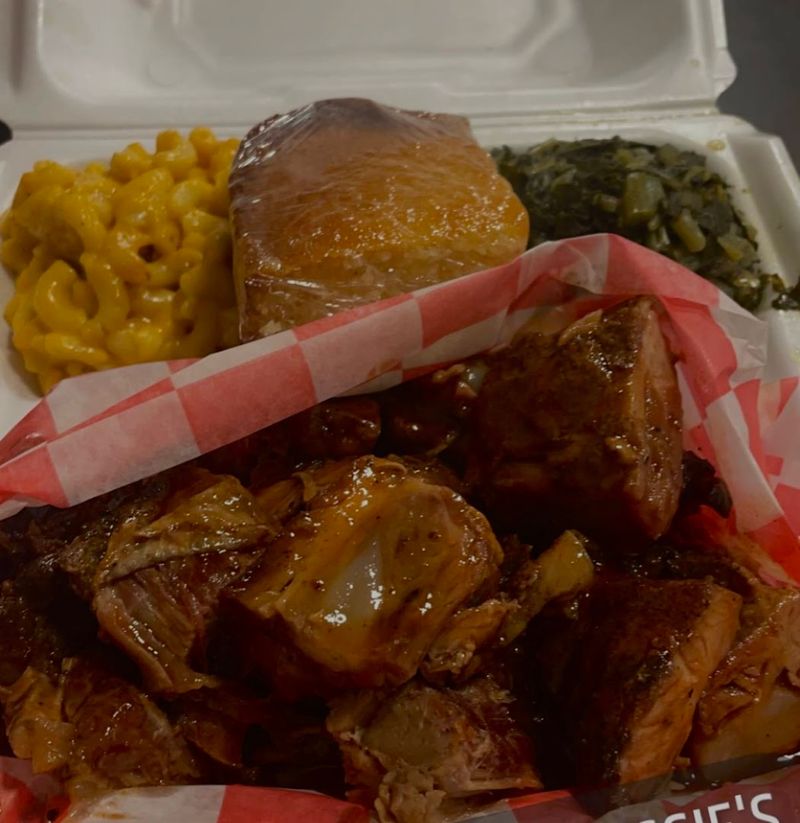 Rib Tips On The Charcoal Grill