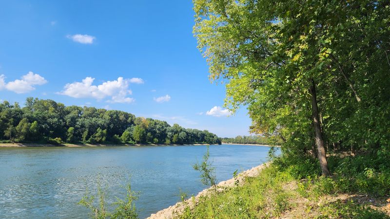 Wide River Views Stretch Beyond The Shoreline
