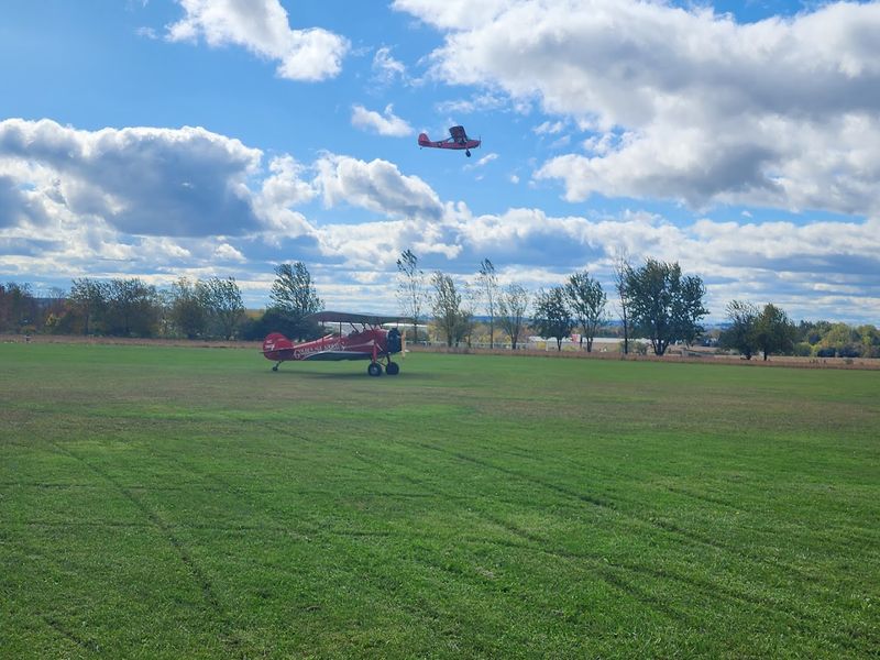 The Museum Sits on an Active Grass Airstrip