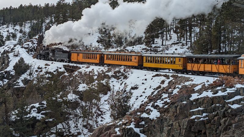 Cascade Canyon Winter Train: Durango & Silverton