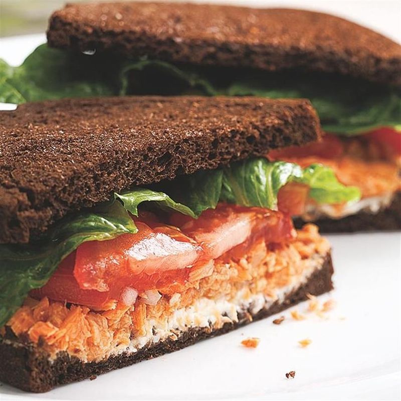 Alaska's Salmon Sandwich