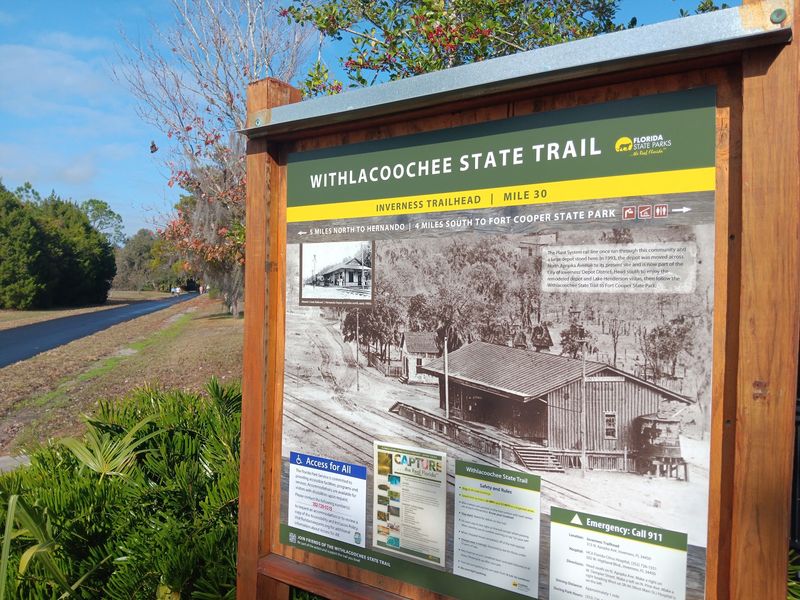 Withlacoochee State Trail - Inverness Trailhead, Inverness