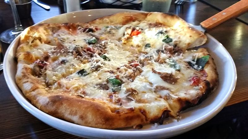 Wood-Fired Pizza With A Crisp, Blistered Edge