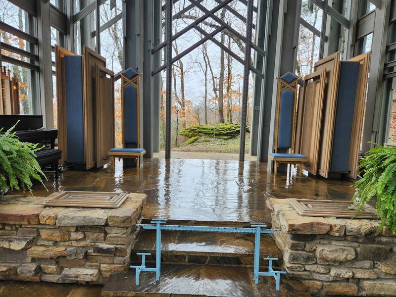 Native Stone Beneath Soaring Timber