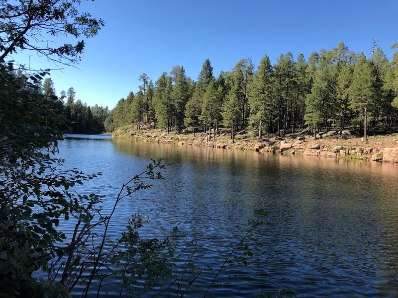 Woods Canyon Lake And Rocky Point Picnic Site Woods Canyon Lake And Rocky Point Picnic Site