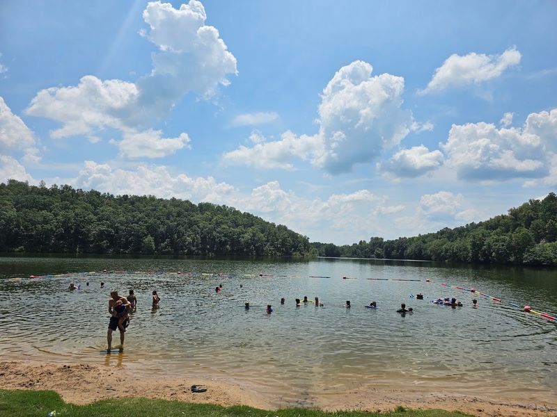 Woolly Hollow State Park Swimming Beach, Greenbrier