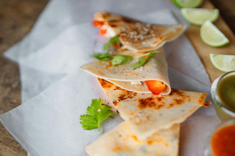 Mini Quesadilla Triangles To-To