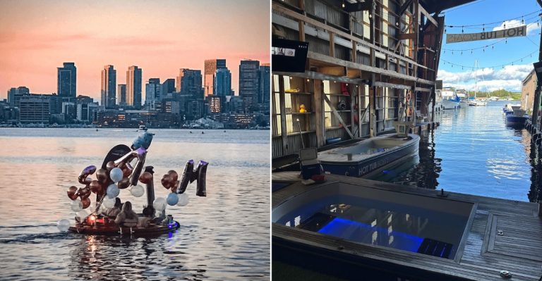 You Can Cruise Seattle’s Lake Union From Inside A Floating Hot Tub