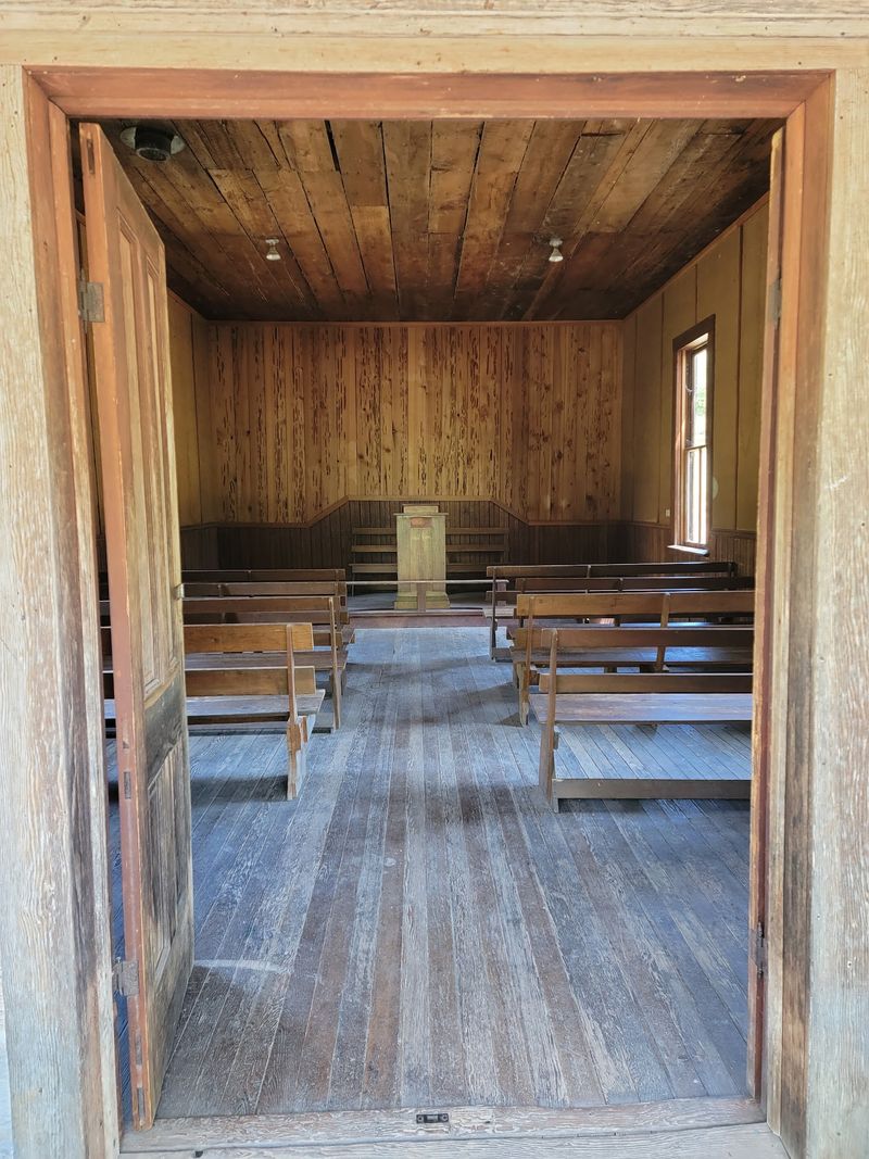 You Can Walk Right Into The Little Church With The Open Door