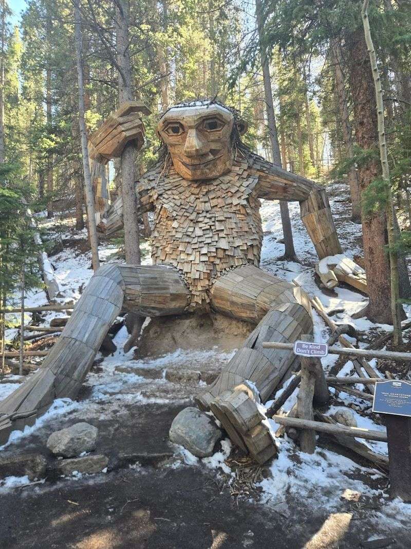 The Giant Wooden Troll You Did Not Know You Needed To See