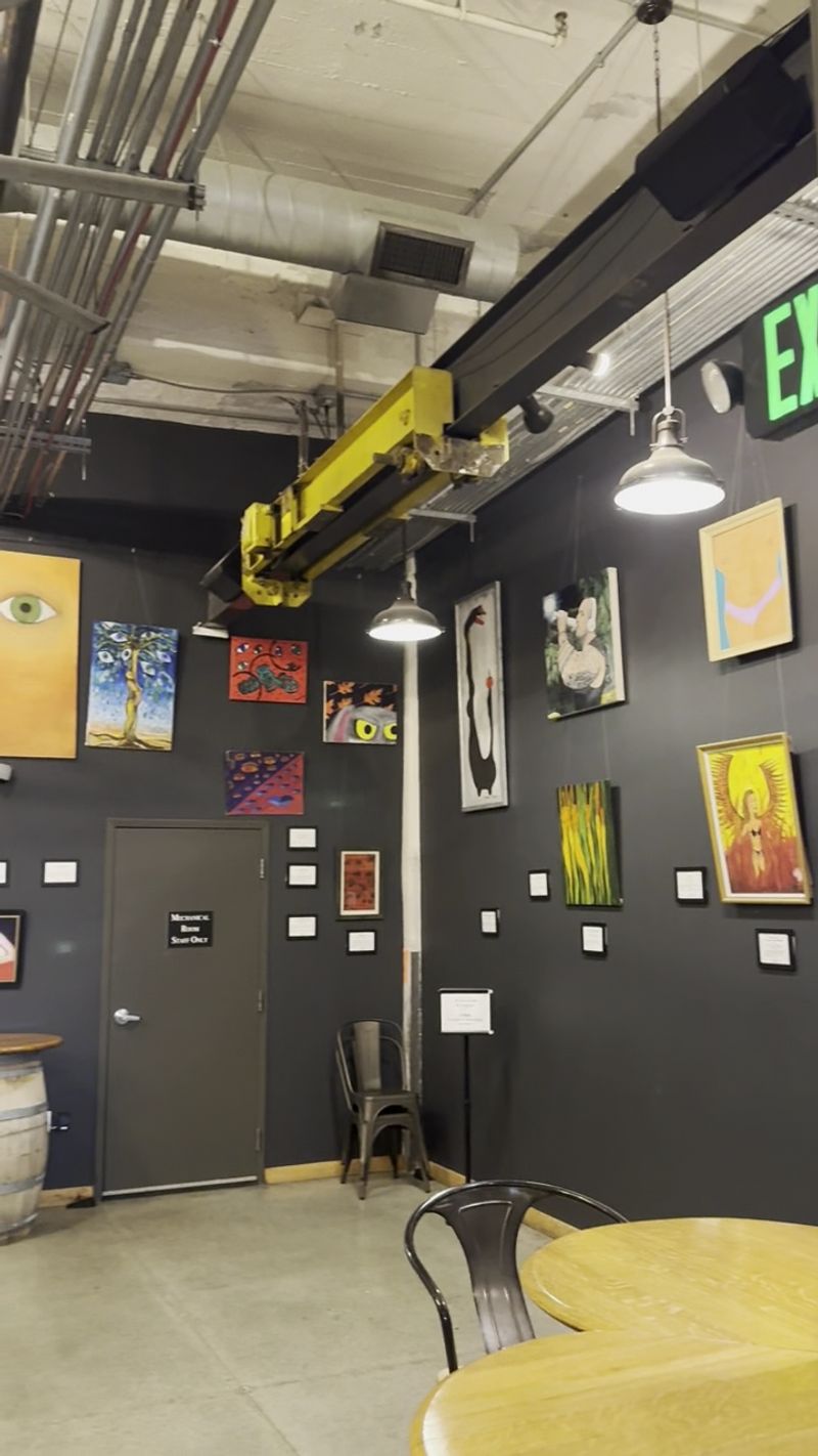 You Will Find The Gallery Inside A Busy Dorchester Hangout