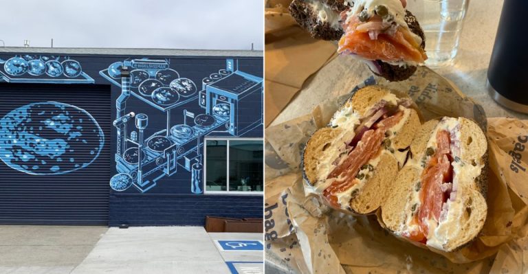 You Would Never Expect A Real New York Bagel In The Heart Of California