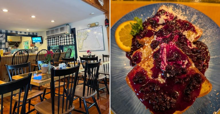 You’ll Want To Visit This Maine Cafe Just For The Blueberry French Toast