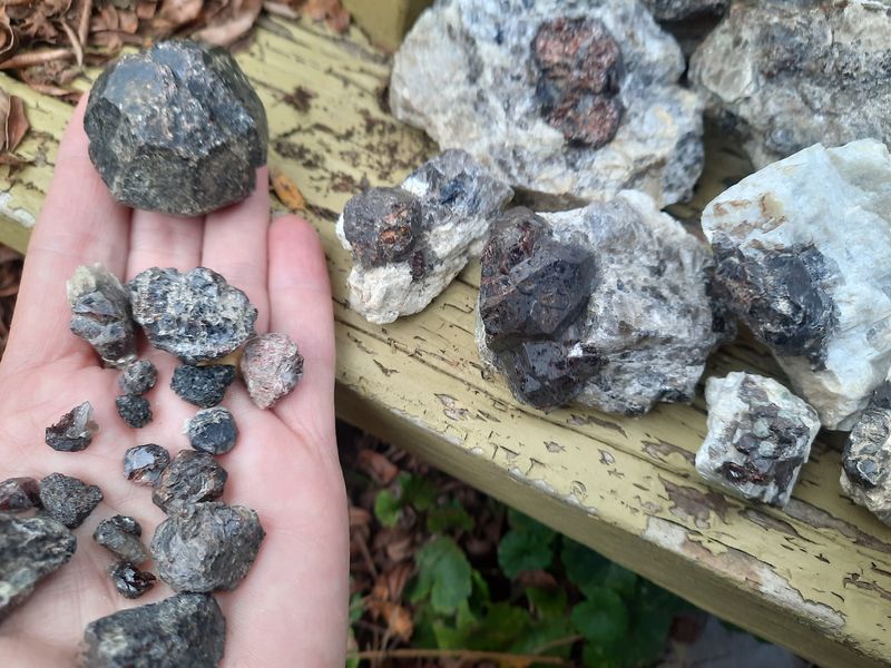 Your Bucket Could Hold Garnets, Aquamarine, And Smoky Quartz Your Bucket Could Hold Garnets, Aquamarine, And Smoky Quartz