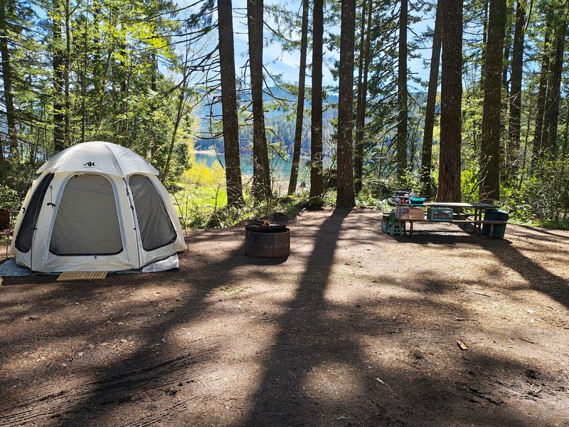 Your Campsite Comes With Mountain Views And Lake Breezes