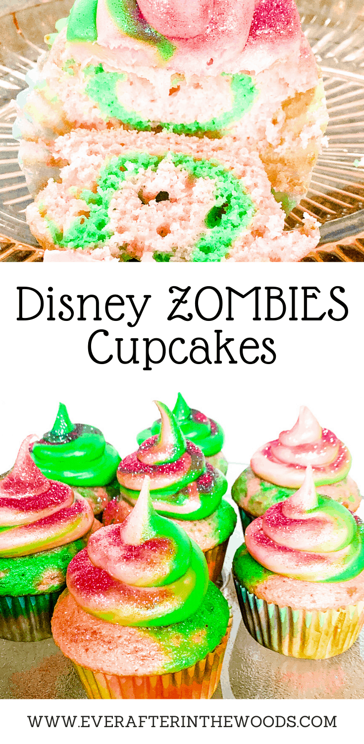 Disney Zombies 2 will be released on February 14 and we cannot wait until it is available on the Disney Channel. This Zombies 2 inspired cupcakes will be the perfect addition to a Zombies 2 viewing party or birthday party.
