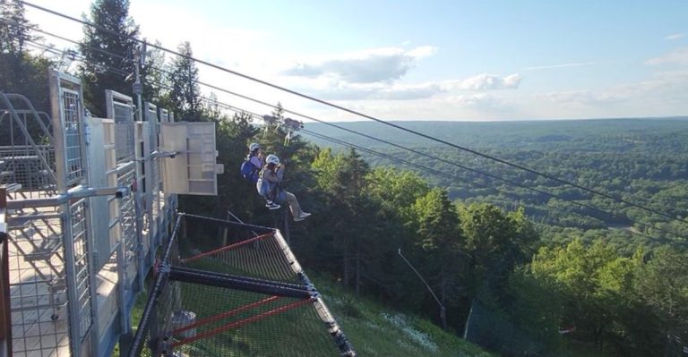 Zip Over Pennsylvania Mountains 4,000 Feet In The Air On This Epic Ride