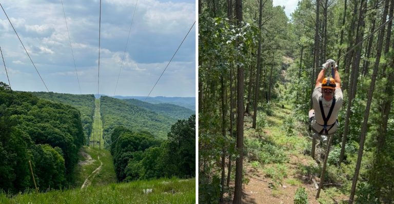Zip Through The Arkansas Mountains High Above The Forest On This Epic Zipline Ride