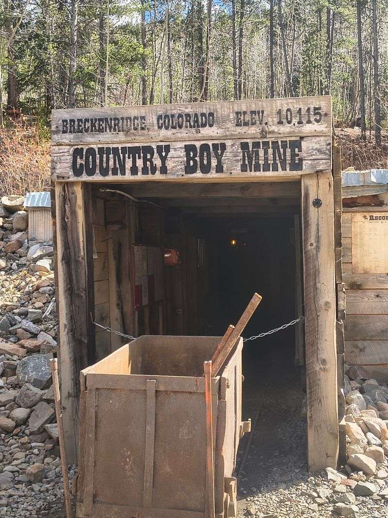 Zoom Down A 55-Foot Ore Chute Like Rock Rubble