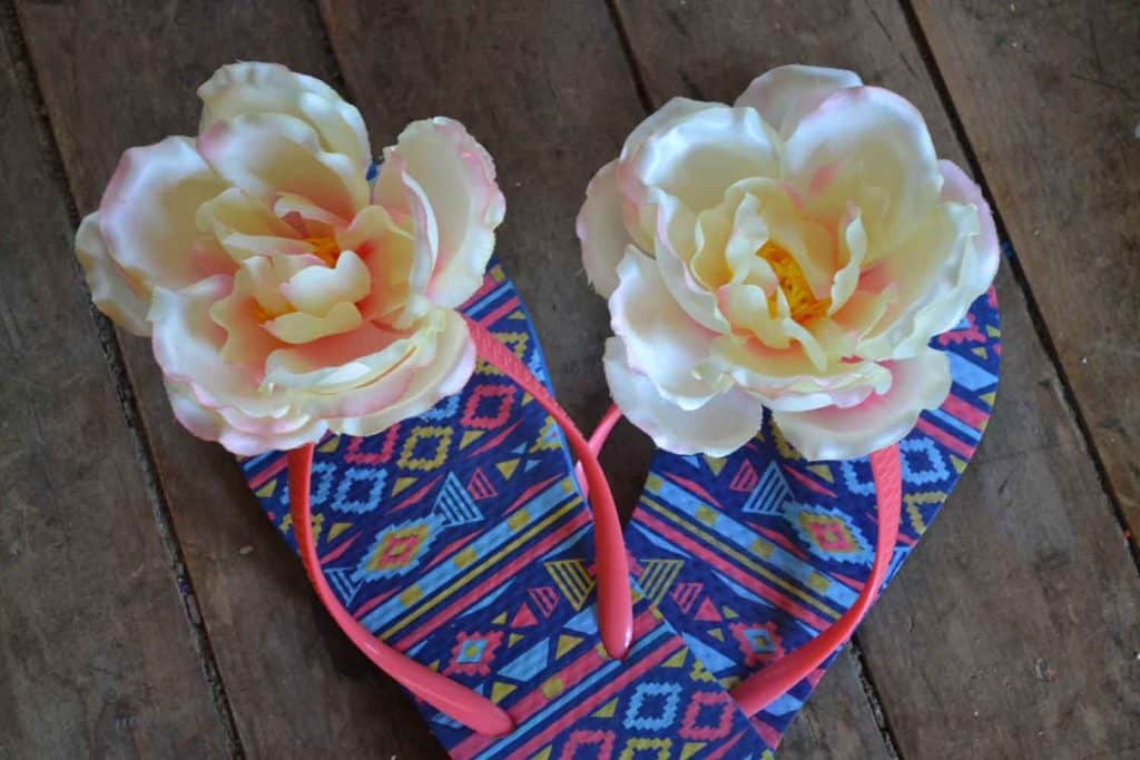 all-fresh-island-tropical-scent-diy-flip-flop-flowers