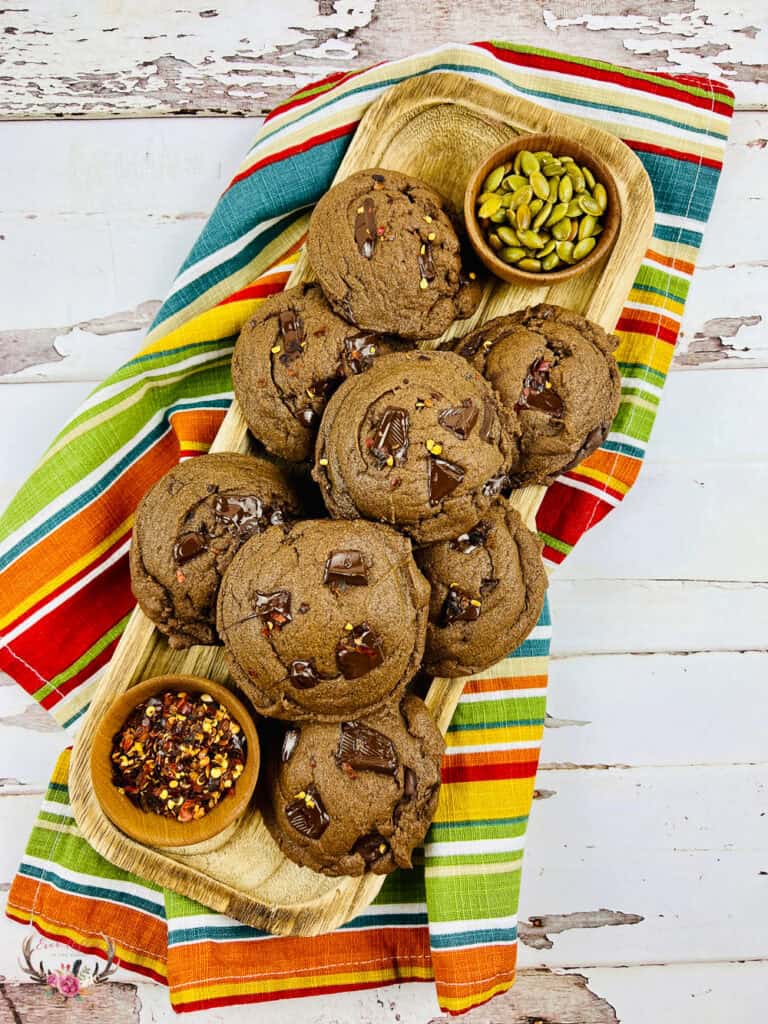 ancho chile mexican chocolate cookies