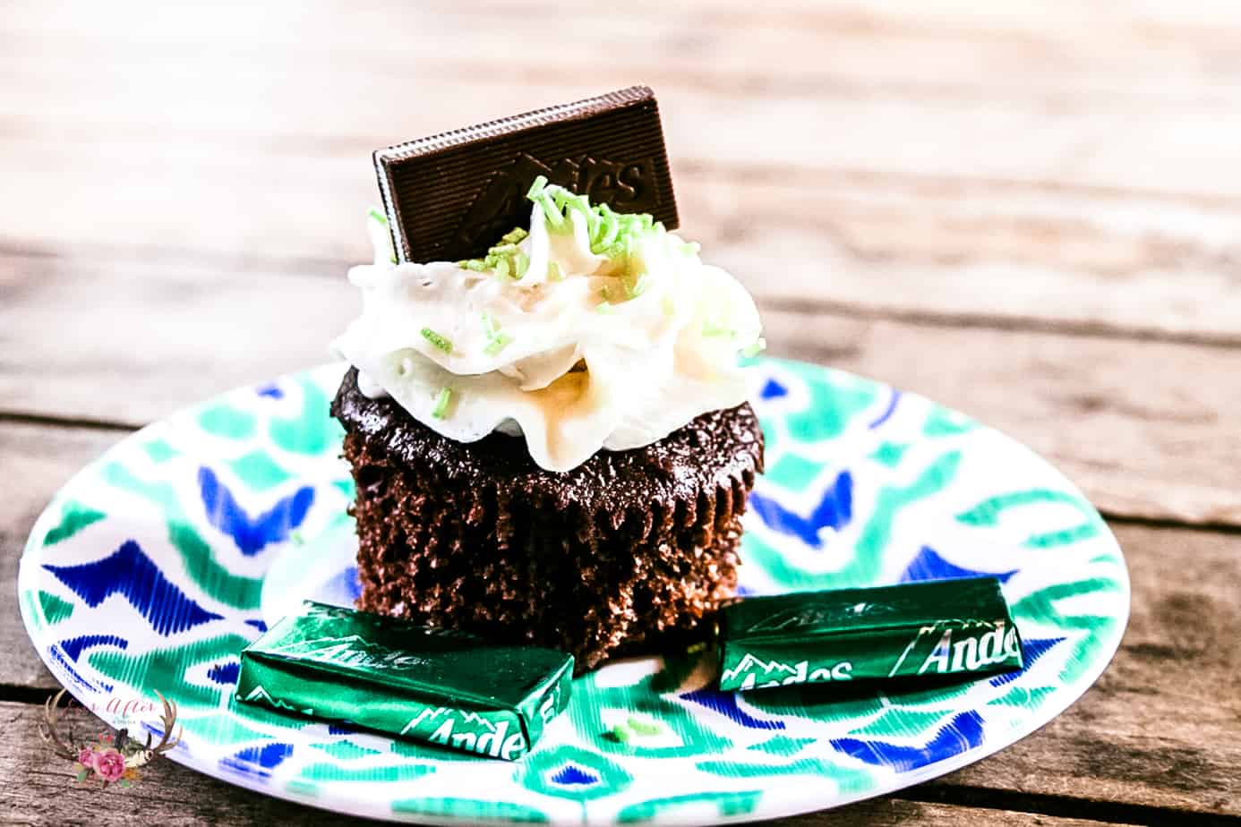 andes chocolate mint cupcakes