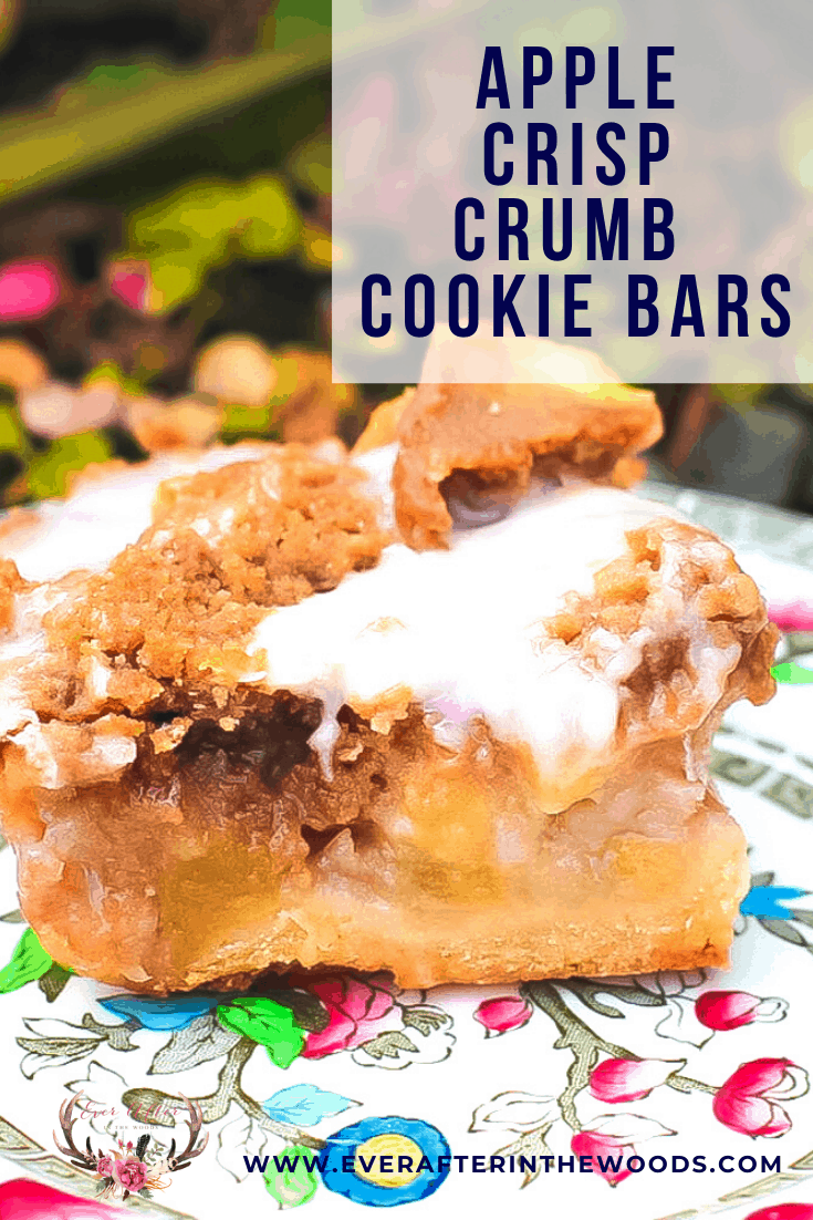 apple crisp cookie bar