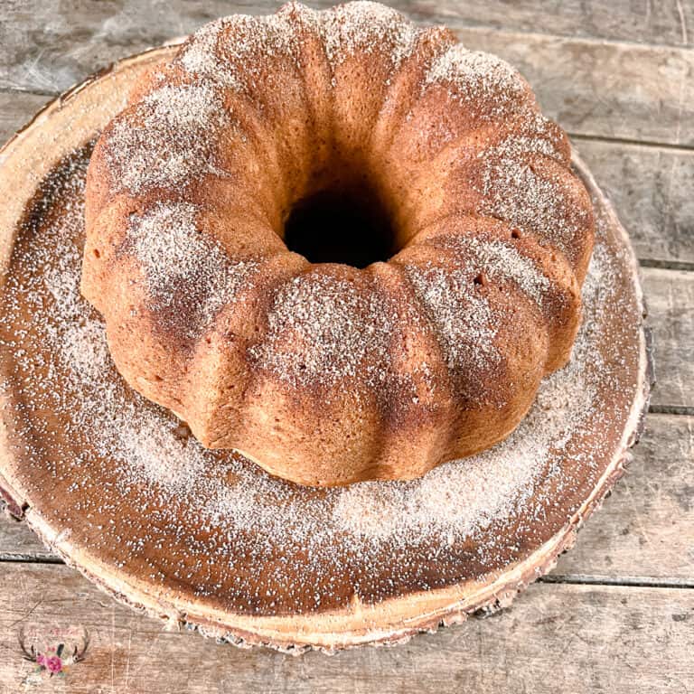 apple cider donut cake