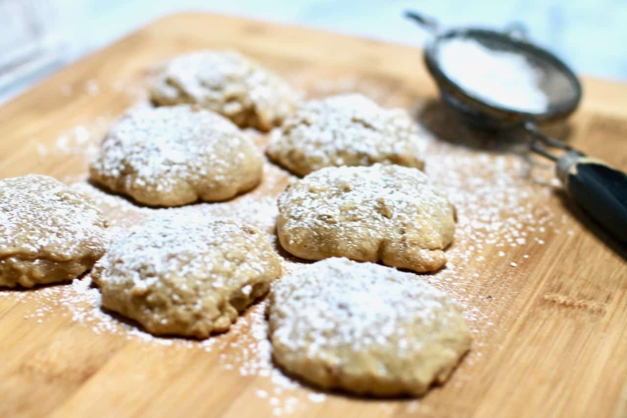 brown sugar apple cookies