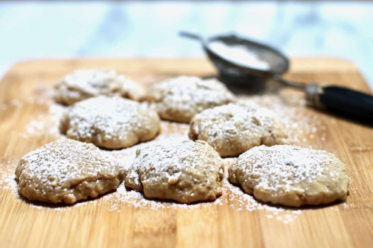 brown sugar apple cookies