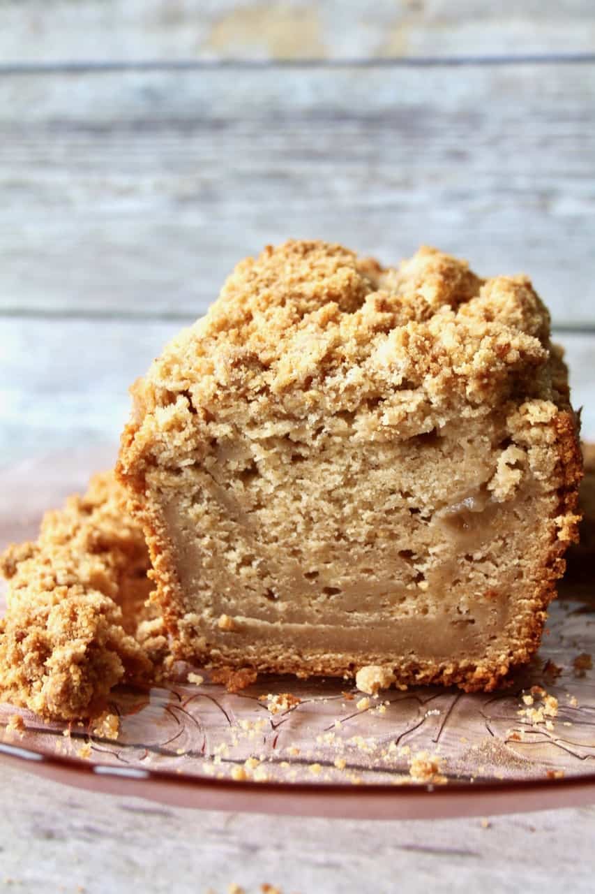 easy apple cake with streusel topping