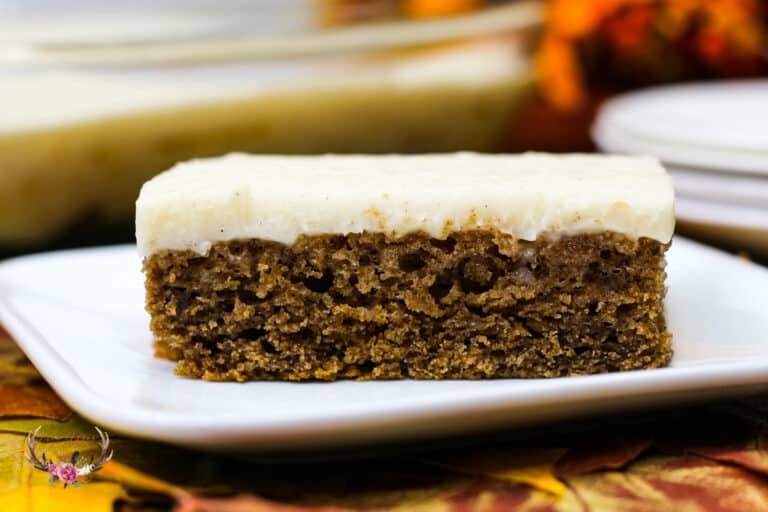 This Apple Sheet Cake has the perfect blend of cinnamon, caramel and apple goodness.