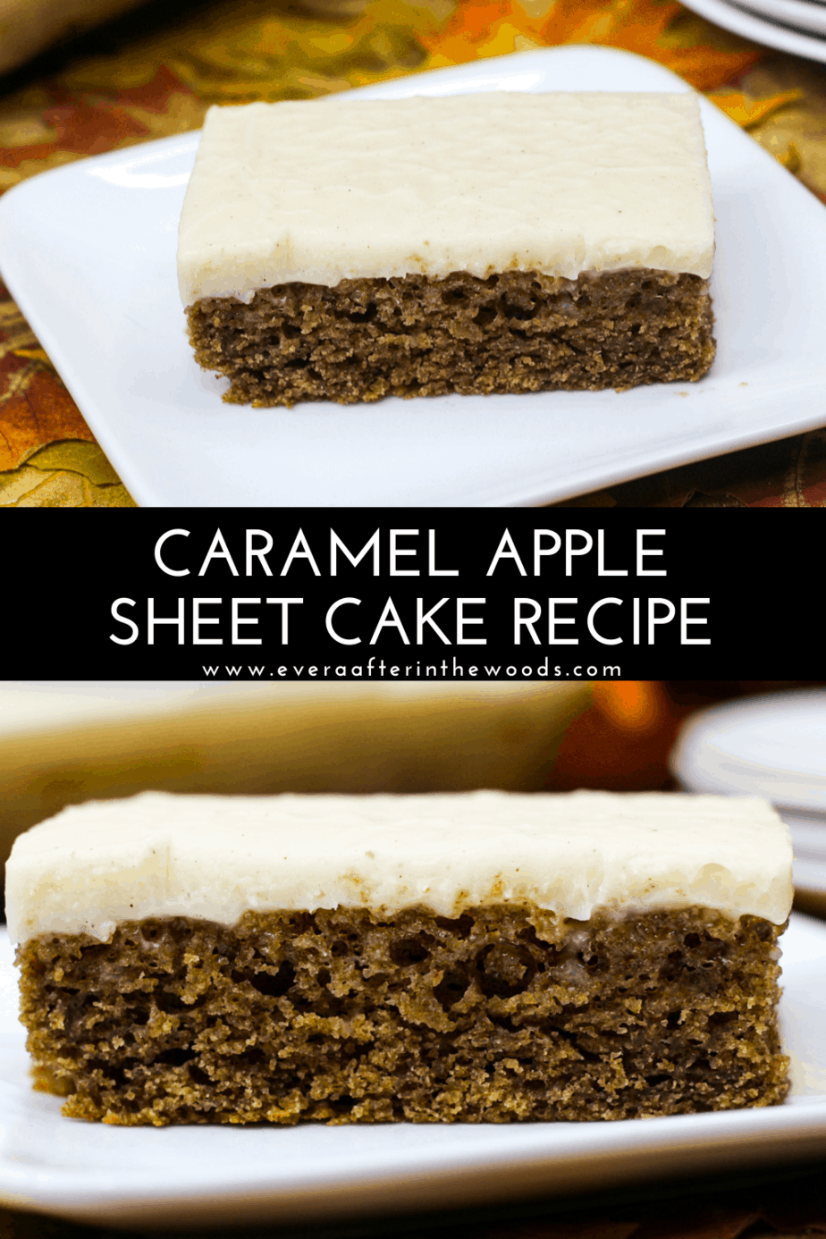 caramel apple sheet cake recipe