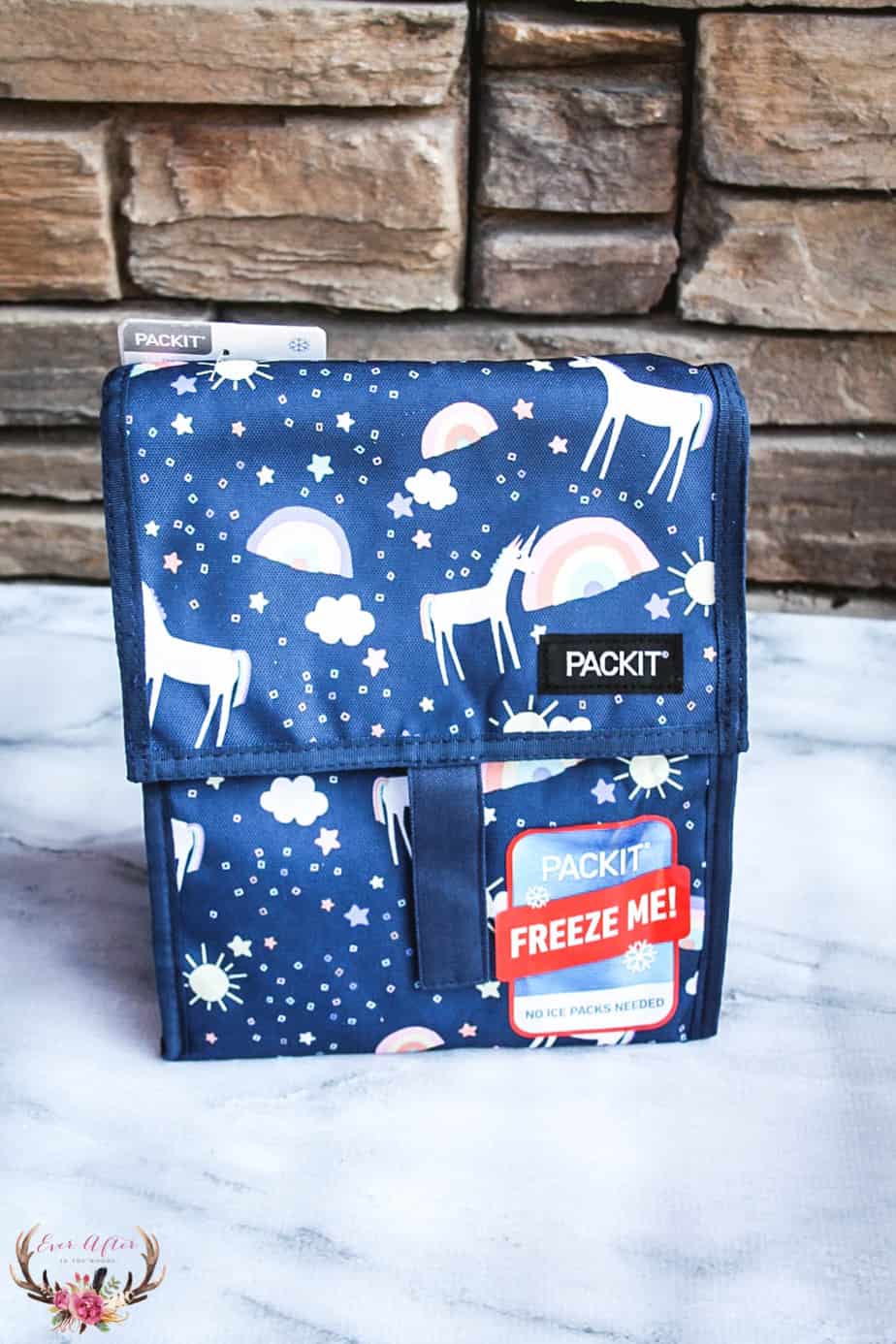 Packit Unicorn Sky Freezable Lunch Bag with Zip Closure