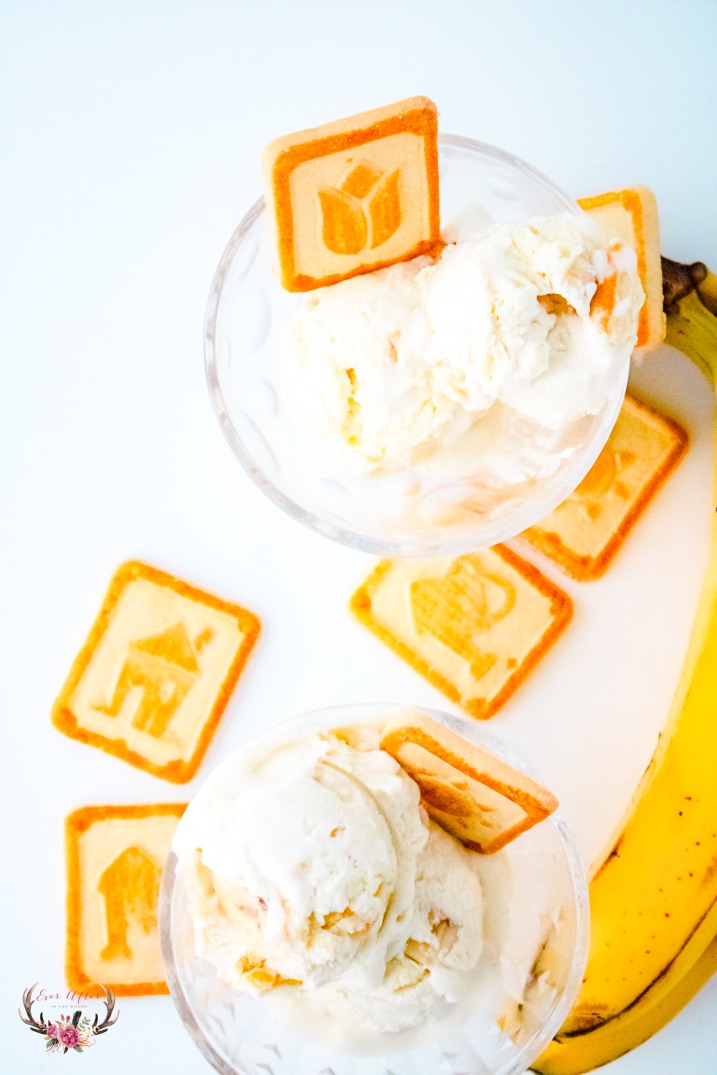 Southern Banana Pudding Ice Cream Recipe - Ever After in the Woods