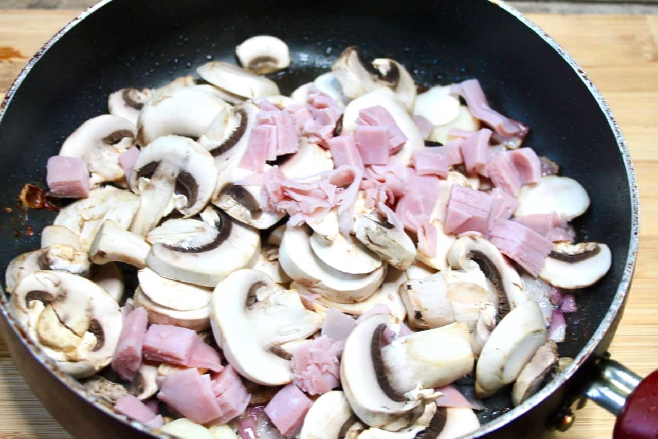 ham mushroom marsala
