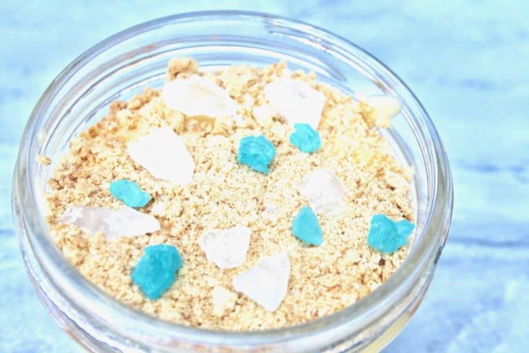 beach theme birthday party dessert sand cups mermaid pool