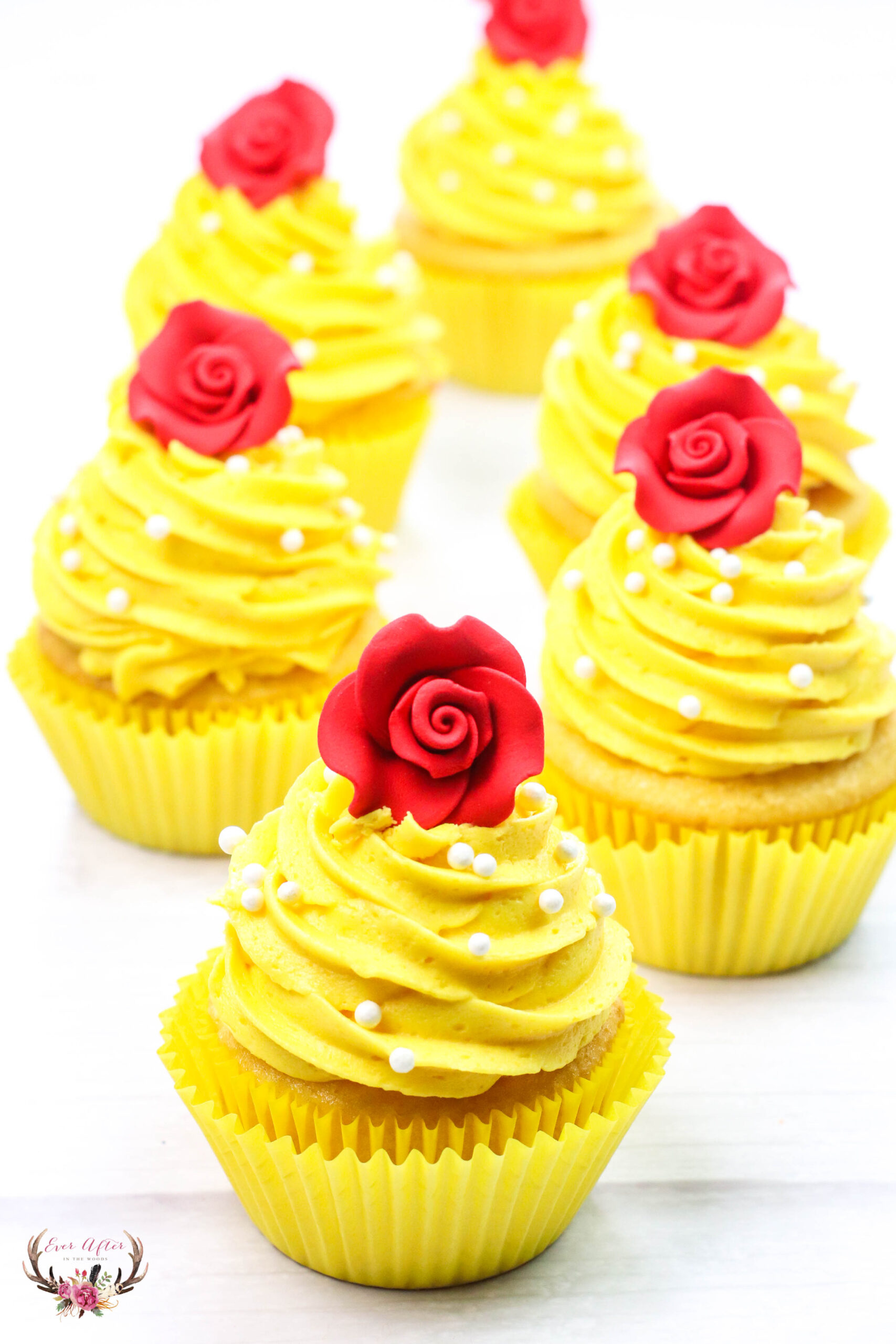 Beauty and the Beast Cupcakes