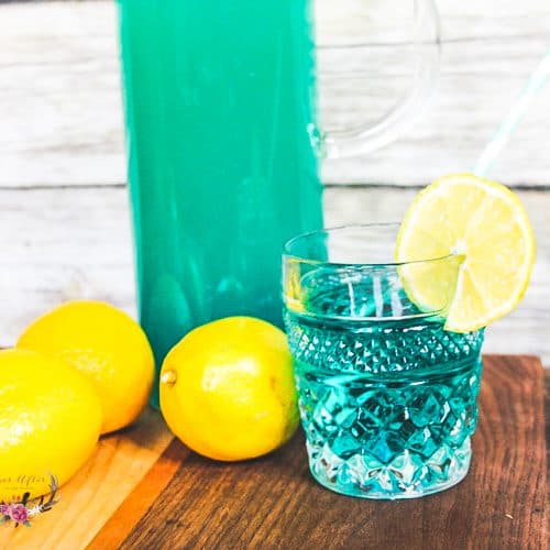 Blue Lemonade Party Drink with Truvia Natural Sweetener Ever After in