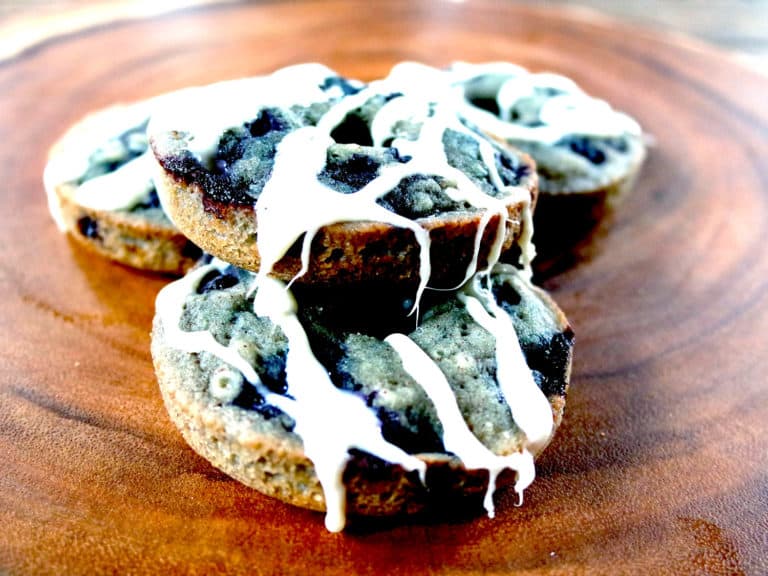 Blueberry Almond Donuts