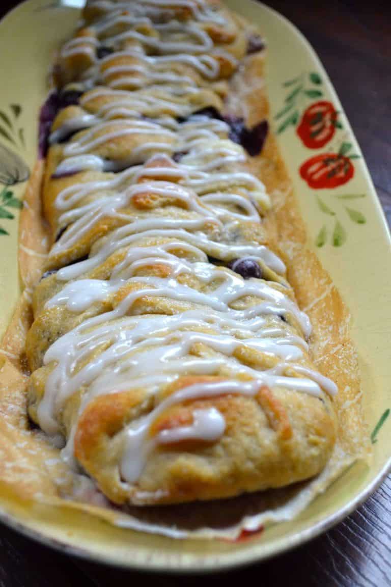 Blueberry Cream Cheese Breakfast Danish Recipe Ever After in the Woods